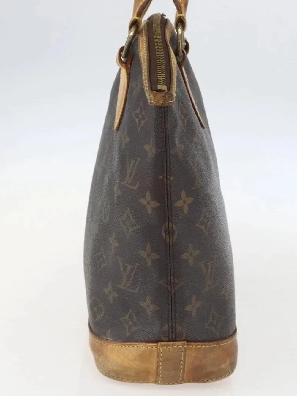LOUIS VUITTON Monogram Lockit Hand Bag M40102 LV Auth 159541